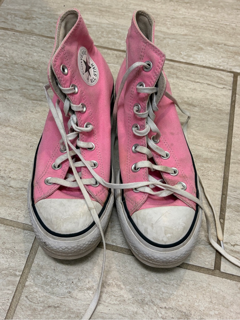 Converse Pink High-Top Sneakers